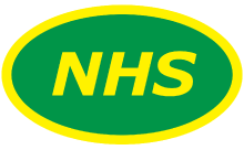 NHS logo - a Novelli branded merchandise logo