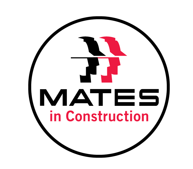 Mates in Construction logo - a Novelli branded merchandise client