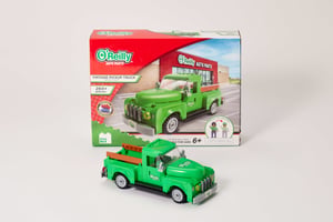 NovaBrix O'Reilly Vintage Pickup Truck and packaging