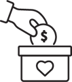 Novelli fundraising campaigns branded merchandise icon
